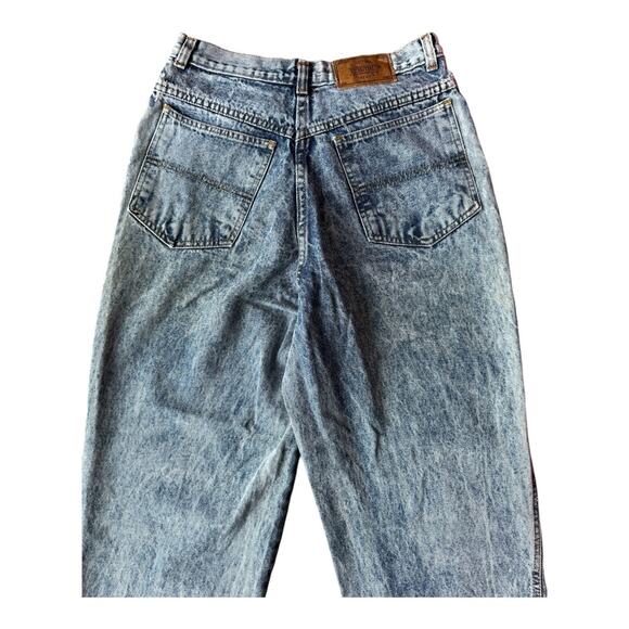 Vintage 80's Essentials Sport Acid Wash high rise Mom Button Fly jeans size 10 - Picture 11 of 12